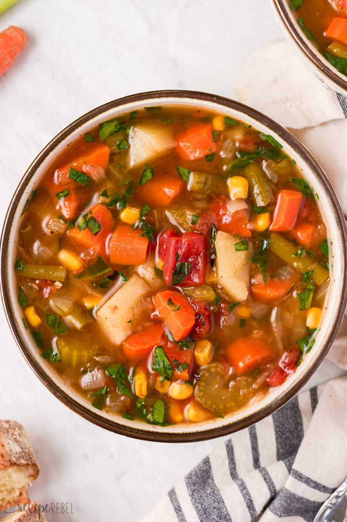 Minute Prep Instant Pot Veg Soup: Quick & Freezable